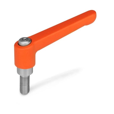 J.W. Winco GN300.1-78-3/8X16-40-OS Adjustable Lever Stainless Steel 6T40A08O